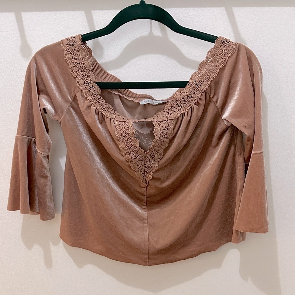 Charlotte Russe Off the Shoulder Top